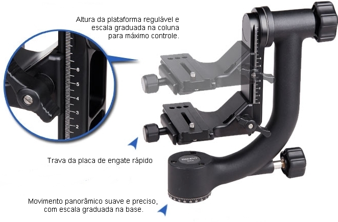 Testa Gimbal a Teste per fotografia e video | Acquisti Online su